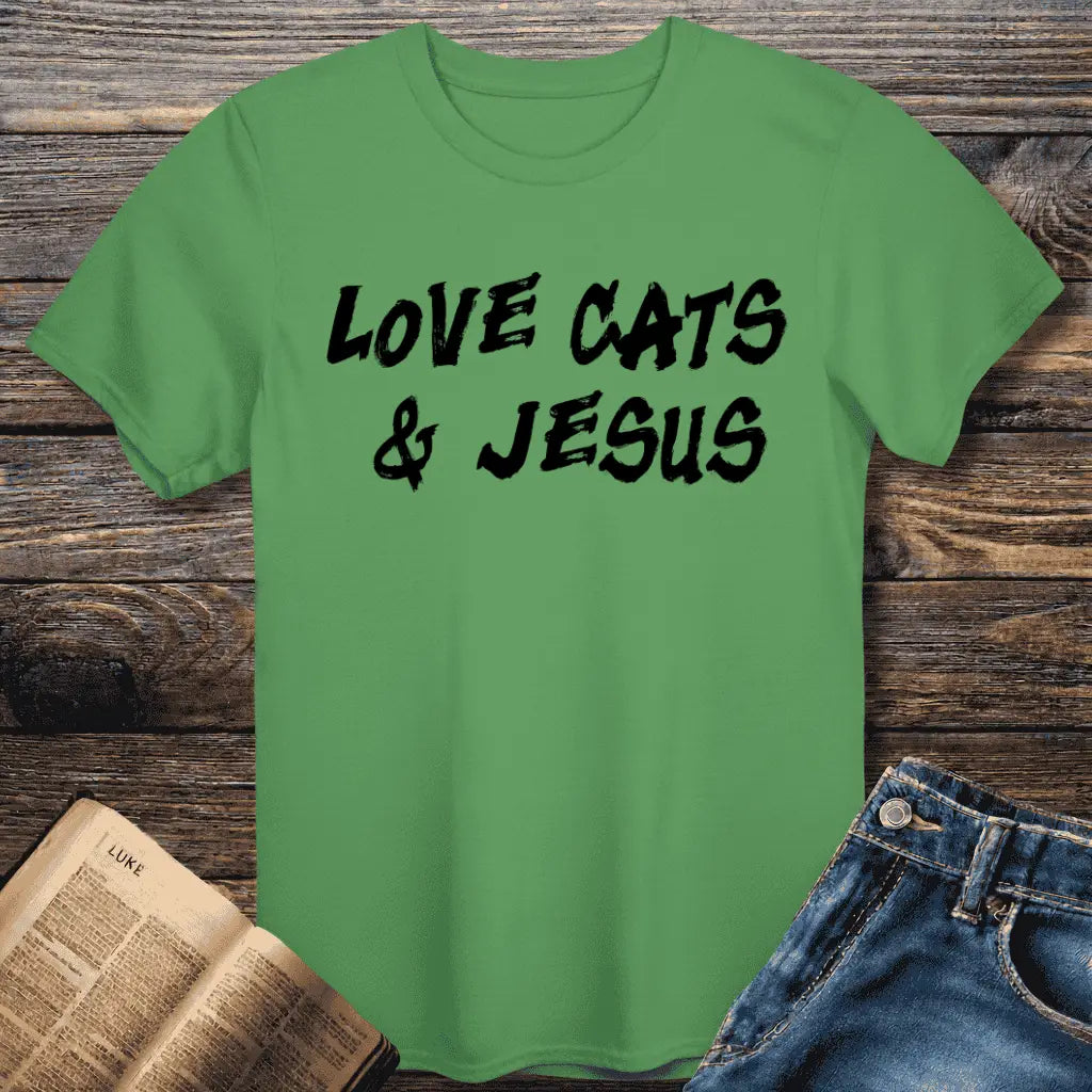Love Cats & Jesus Tee