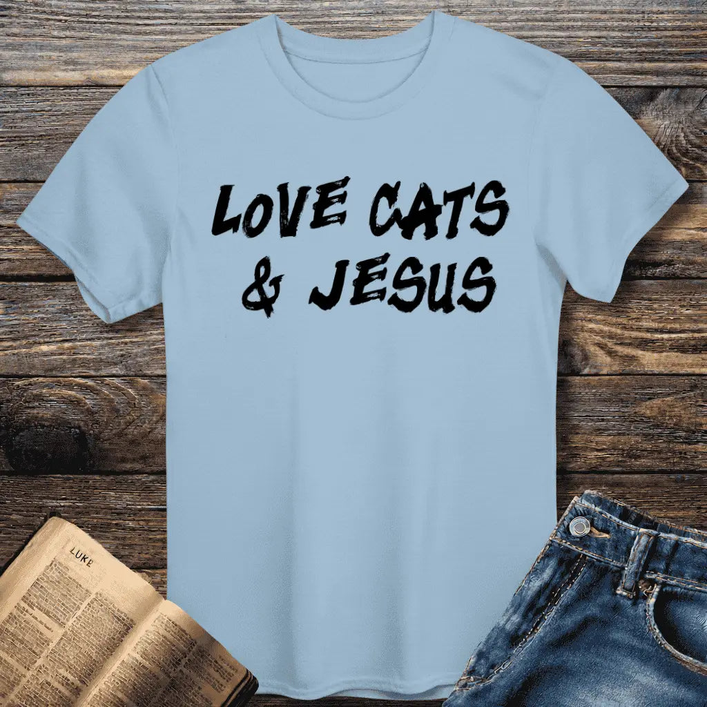 Love Cats & Jesus Tee