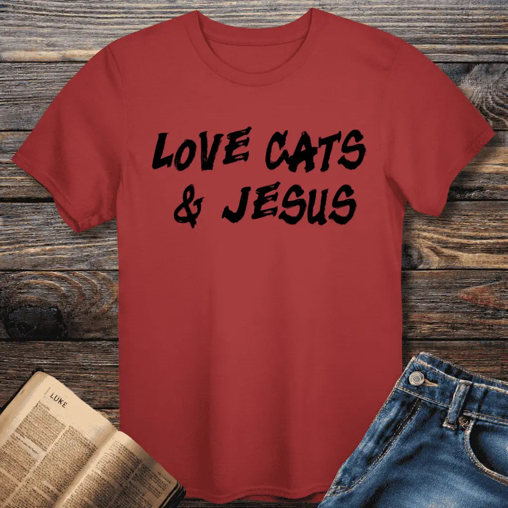 Love Cats & Jesus Tee