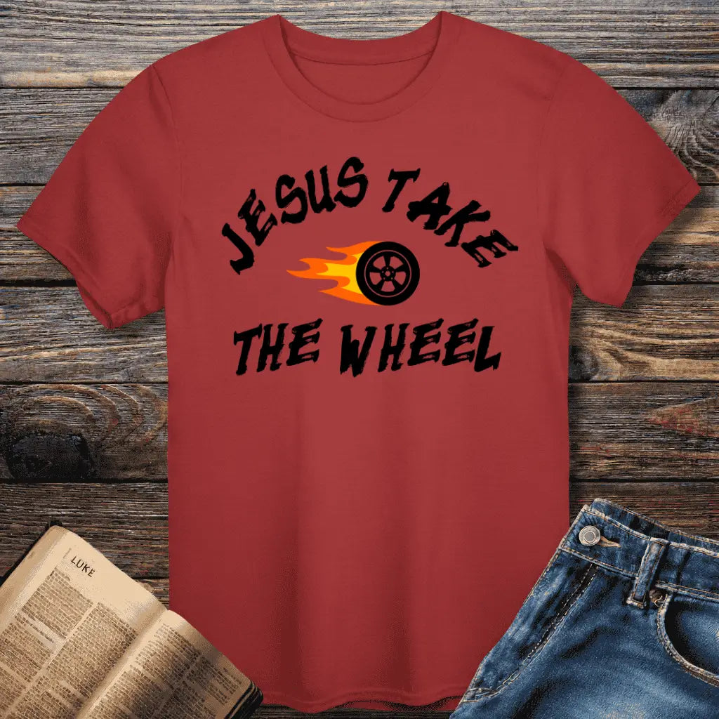 Jesus Take Wheel Tee