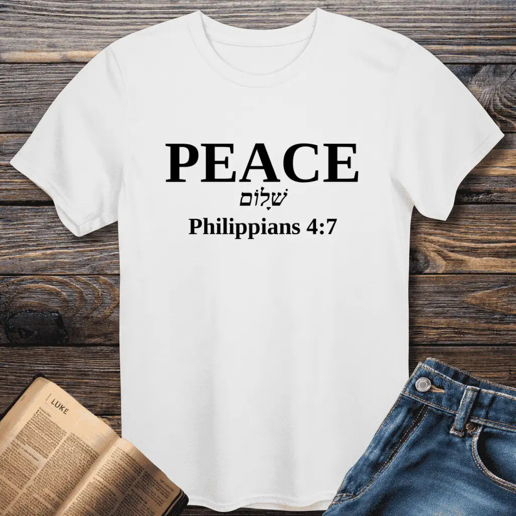 Peace Hebrew Tee