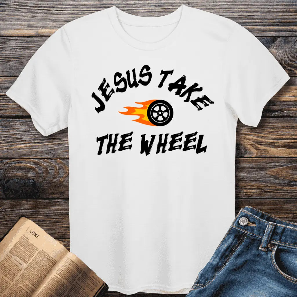 Jesus Take Wheel Tee